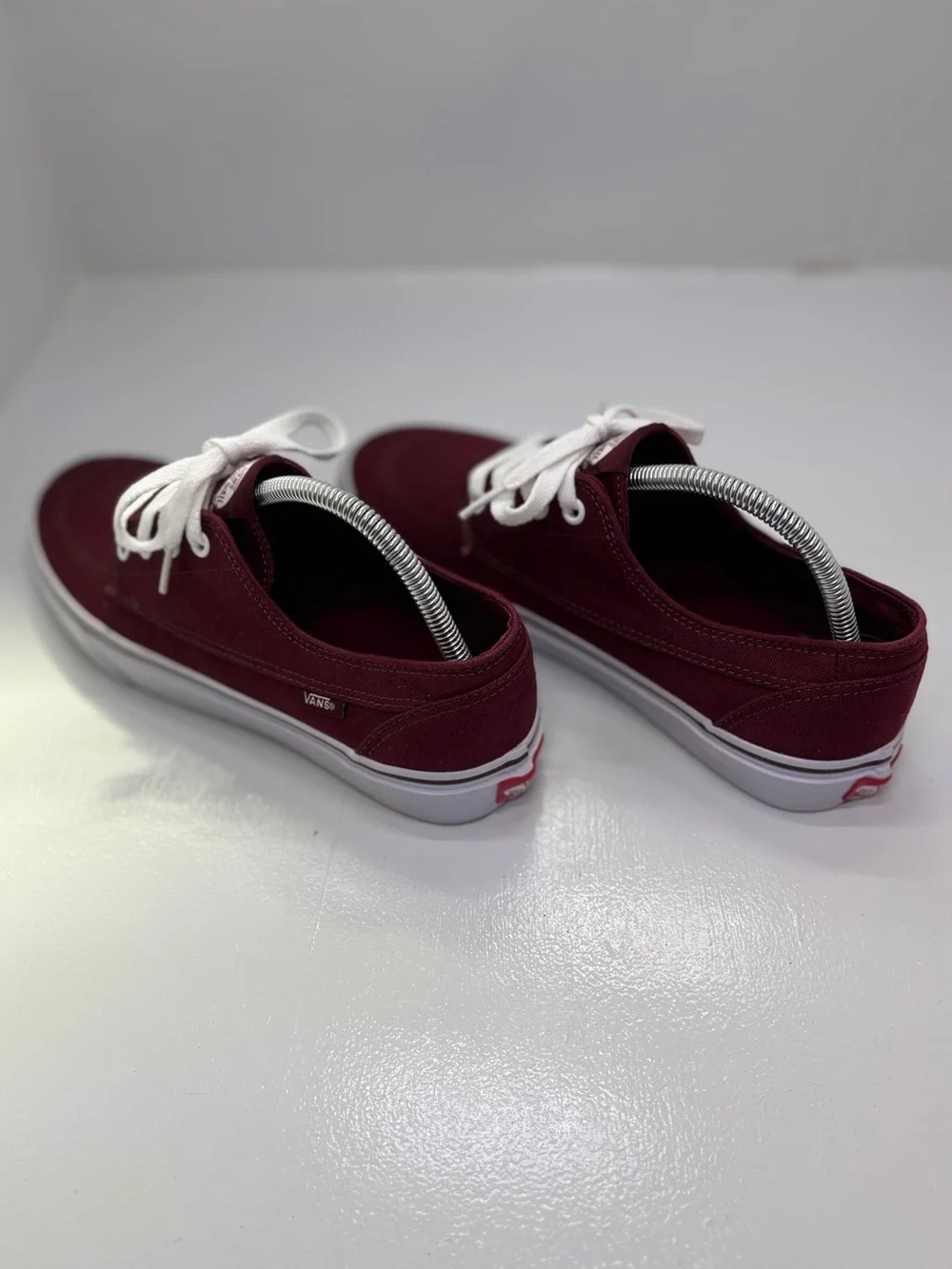 Vans Authentic Port Royale Burgundy Canvas Skate Shoes Men’s 9 Women’s 10.5